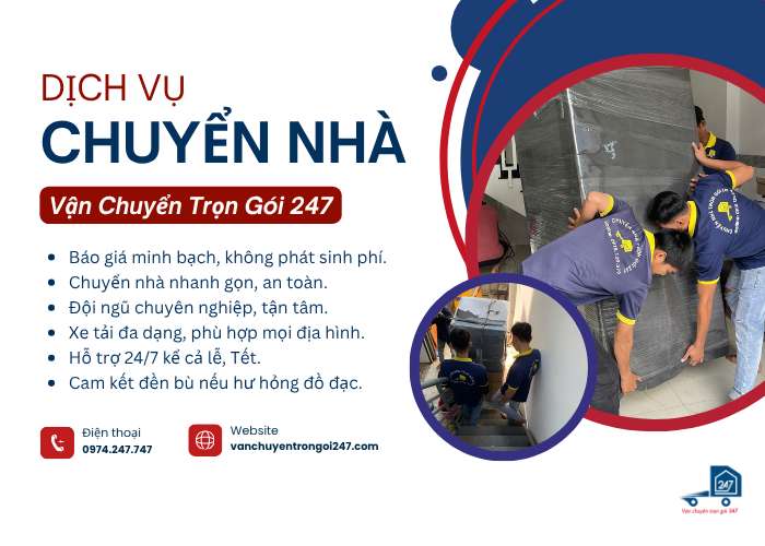 Dịch vụ chuyển nhà trọn gói TPHCM siêu tốc