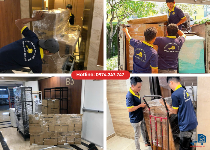 Đóng gói cẩn thận, vận chuyển an toàn, bàn giao gọn gàng