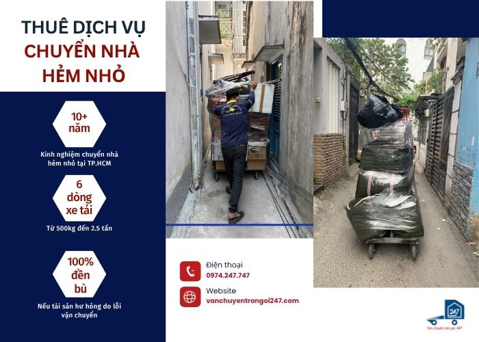 Thuê dịch vụ chuyển nhà hẻm nhỏ